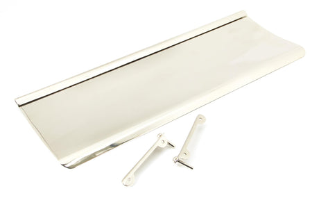 From The Anvil - Polished Nickel Large Letter Plate Cover | Sku. 90288 | Trade Door Handles.