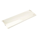 From The Anvil - Polished Nickel Large Letter Plate Cover | Sku. 90288 | Trade Door Handles.