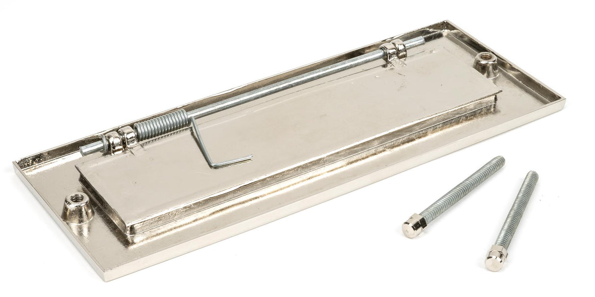 From The Anvil - Polished Nickel Small Letter Plate | Sku. 90289 | Trade Door Handles.