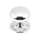 From The Anvil - Polished Chrome Mushroom Mortice/Rim Knob Set | Sku. 90291 | Trade Door Handles.
