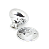 From The Anvil - Polished Chrome Mushroom Mortice/Rim Knob Set | Sku. 90291 | Trade Door Handles.