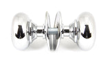 From The Anvil - Polished Chrome Mushroom Mortice/Rim Knob Set | Sku. 90291 | Trade Door Handles.