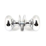 From The Anvil - Polished Chrome Mushroom Mortice/Rim Knob Set | Sku. 90291 | Trade Door Handles.