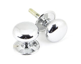 From The Anvil - Polished Chrome Mushroom Mortice/Rim Knob Set | Sku. 90291 | Trade Door Handles.
