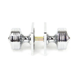 From The Anvil - Polished Chrome Tewkesbury Square Mortice Knob Set | Sku. 90292 | Trade Door Handles.
