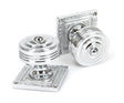 From The Anvil - Polished Chrome Tewkesbury Square Mortice Knob Set | Sku. 90292 | Trade Door Handles.
