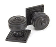 From The Anvil - Aged Bronze Tewkesbury Square Mortice Knob Set | Sku. 90293 | Trade Door Handles.