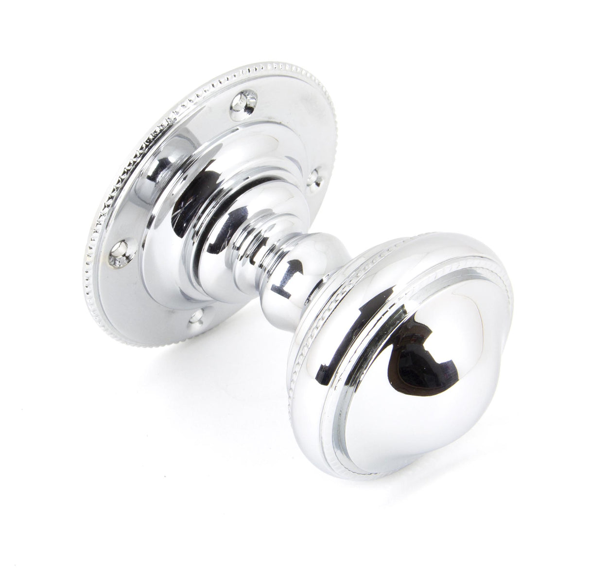 From The Anvil - Polished Chrome Brockworth Mortice Knob Set | Sku. 90294 | Trade Door Handles.