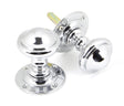 From The Anvil - Polished Chrome Brockworth Mortice Knob Set | Sku. 90294 | Trade Door Handles.