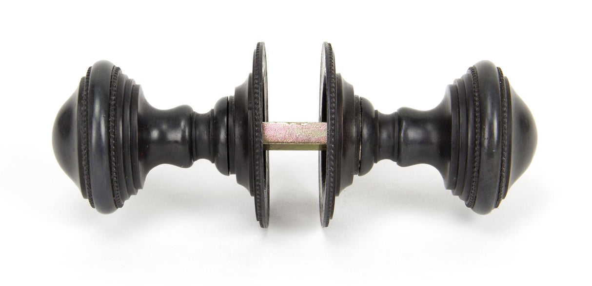 From The Anvil - Aged Bronze Brockworth Mortice Knob Set | Sku. 90295 | Trade Door Handles.