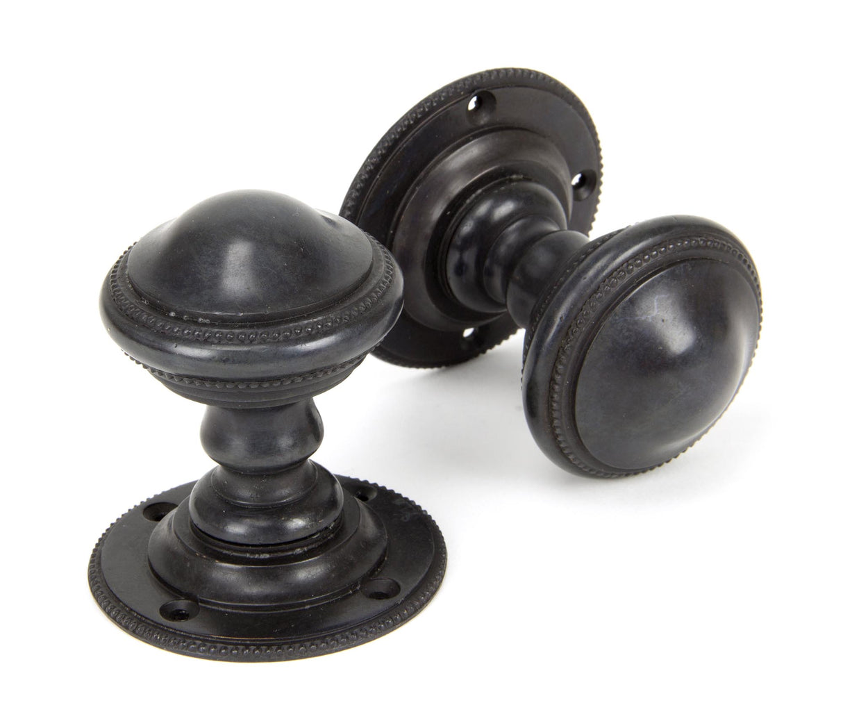 From The Anvil - Aged Bronze Brockworth Mortice Knob Set | Sku. 90295 | Trade Door Handles.