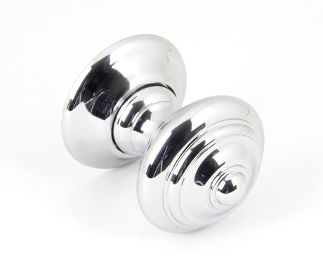 From The Anvil - Polished Chrome Elmore Concealed Mortice Knob Set | Sku. 90296 | Trade Door Handles.