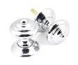 From The Anvil - Polished Chrome Elmore Concealed Mortice Knob Set | Sku. 90296 | Trade Door Handles.
