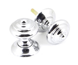 From The Anvil - Polished Chrome Elmore Concealed Mortice Knob Set | Sku. 90296 | Trade Door Handles.