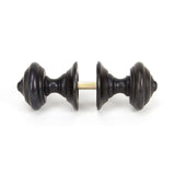 From The Anvil - Aged Bronze Elmore Concealed Mortice Knob Set | Sku. 90297 | Trade Door Handles.