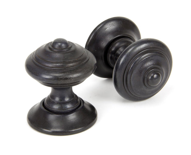 From The Anvil - Aged Bronze Elmore Concealed Mortice Knob Set | Sku. 90297 | Trade Door Handles.