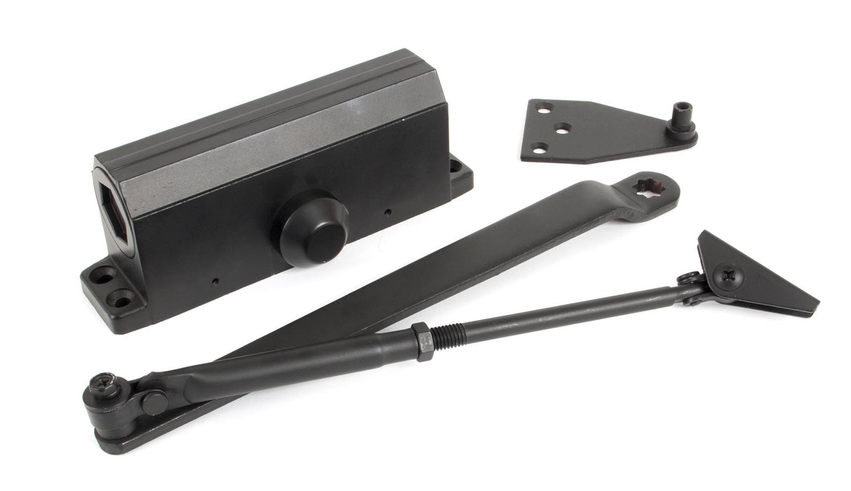 From The Anvil - Black Size 3 Door Closer & Cover | Sku. 90298 | Trade Door Handles.