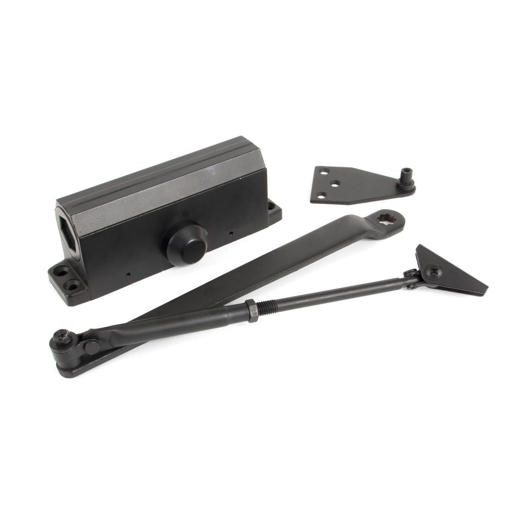 From The Anvil - Black Size 3 Door Closer & Cover | Sku. 90298 | Trade Door Handles.