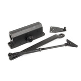 From The Anvil - Black Size 3 Door Closer & Cover | Sku. 90298 | Trade Door Handles.