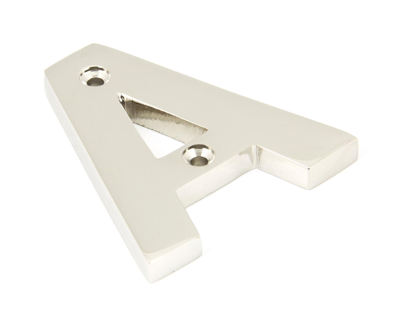 From The Anvil - Polished Nickel Letter A | Sku. 90303A | Trade Door Handles.