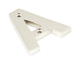 From The Anvil - Polished Nickel Letter A | Sku. 90303A | Trade Door Handles.