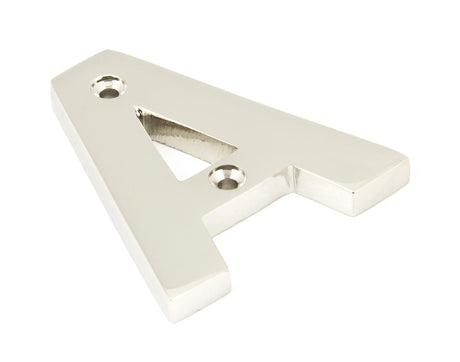 From The Anvil - Polished Nickel Letter A | Sku. 90303A | Trade Door Handles.