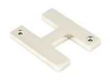 From The Anvil - Polished Nickel Letter H | Sku. 90303H | Trade Door Handles.