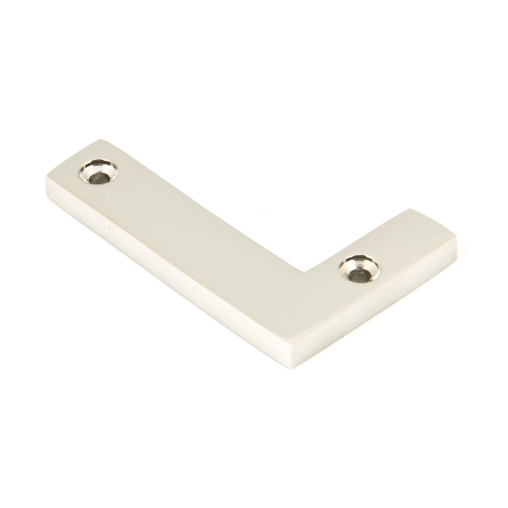 From The Anvil - Polished Nickel Letter L | Sku. 90303L | Trade Door Handles.