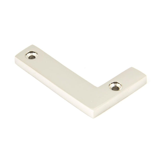 From The Anvil - Polished Nickel Letter L | Sku. 90303L | Trade Door Handles.