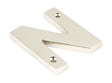 From The Anvil - Polished Nickel Letter N | Sku. 90303N | Trade Door Handles.