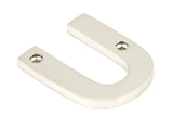 From The Anvil - Polished Nickel Letter U | Sku. 90303U | Trade Door Handles.