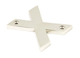From The Anvil - Polished Nickel Letter X | Sku. 90303X | Trade Door Handles.