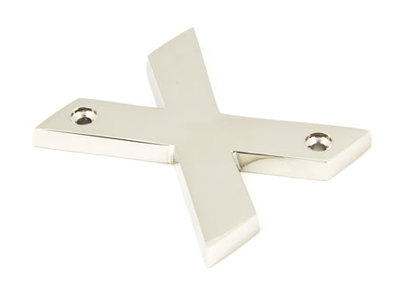 From The Anvil - Polished Nickel Letter X | Sku. 90303X | Trade Door Handles.