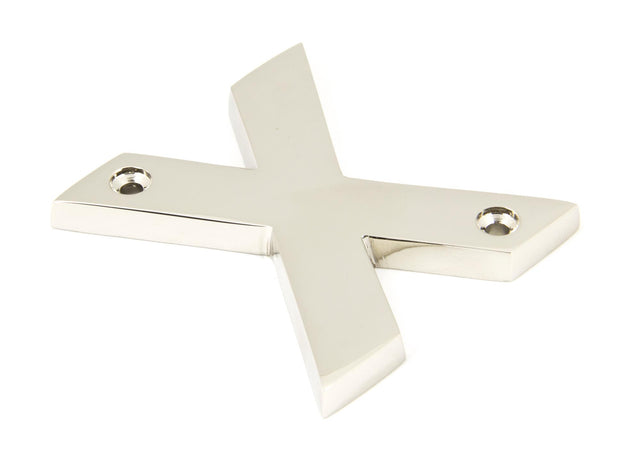 From The Anvil - Polished Nickel Letter X | Sku. 90303X | Trade Door Handles.