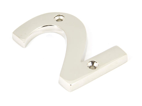 From The Anvil - Polished Nickel Numeral 2 | Sku. 90312 | Trade Door Handles.