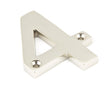 From The Anvil - Polished Nickel Numeral 4 | Sku. 90314 | Trade Door Handles.