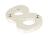 From The Anvil - Polished Nickel Numeral 8 | Sku. 90318 | Trade Door Handles.