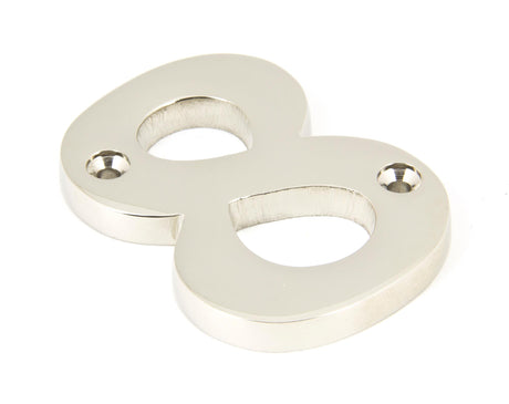 From The Anvil - Polished Nickel Numeral 8 | Sku. 90318 | Trade Door Handles.