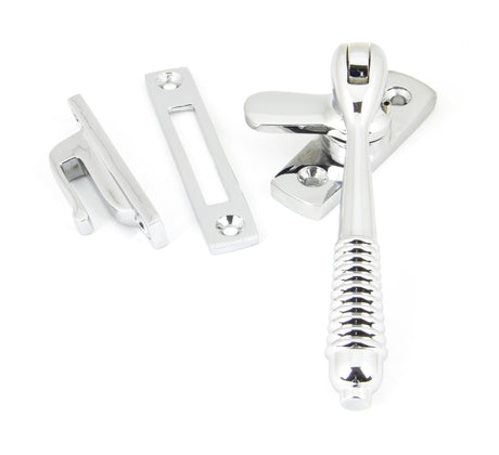 From The Anvil - Polished Chrome Locking Reeded Fastener | Sku. 90329 | Trade Door Handles.