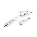 From The Anvil - Polished Chrome Night-Vent Locking Reeded Fastener | Sku. 90330 | Trade Door Handles.
