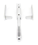 From The Anvil - Polished Chrome Night-Vent Locking Reeded Fastener | Sku. 90330 | Trade Door Handles.