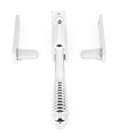 From The Anvil - Polished Chrome Night-Vent Locking Reeded Fastener | Sku. 90330 | Trade Door Handles.