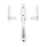 From The Anvil - Polished Chrome Night-Vent Locking Reeded Fastener | Sku. 90330 | Trade Door Handles.