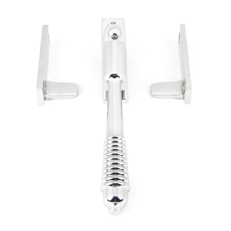 From The Anvil - Polished Chrome Night-Vent Locking Reeded Fastener | Sku. 90330 | Trade Door Handles.