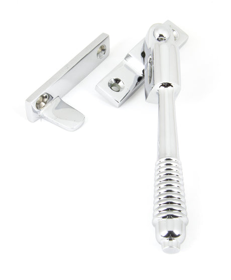 From The Anvil - Polished Chrome Night-Vent Locking Reeded Fastener | Sku. 90330 | Trade Door Handles.