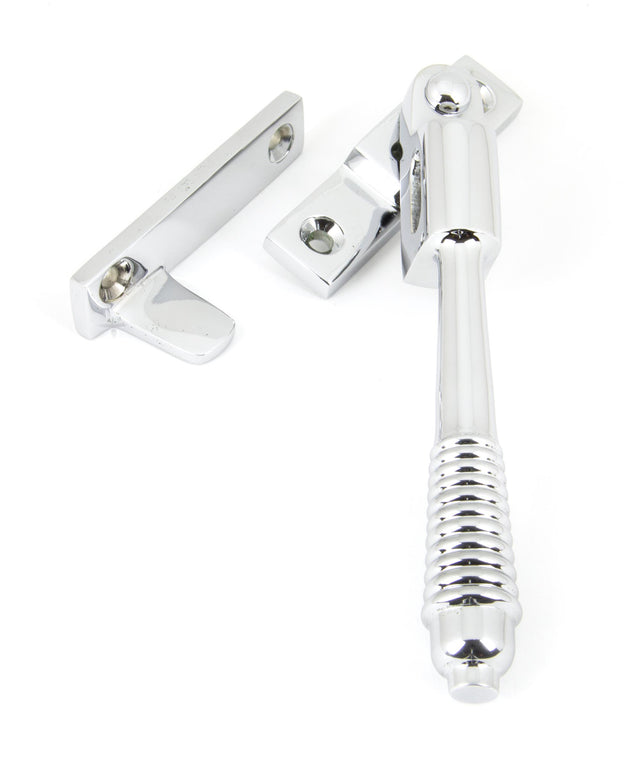 From The Anvil - Polished Chrome Night-Vent Locking Reeded Fastener | Sku. 90330 | Trade Door Handles.