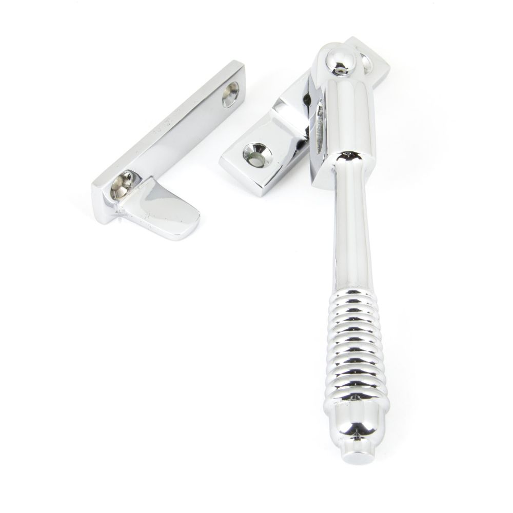 From The Anvil - Polished Chrome Night-Vent Locking Reeded Fastener | Sku. 90330 | Trade Door Handles.