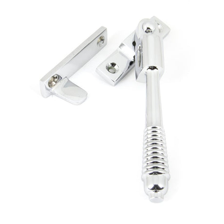 From The Anvil - Polished Chrome Night-Vent Locking Reeded Fastener | Sku. 90330 | Trade Door Handles.