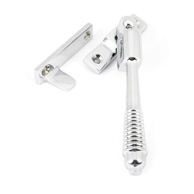 From The Anvil - Polished Chrome Night-Vent Locking Reeded Fastener | Sku. 90330 | Trade Door Handles.
