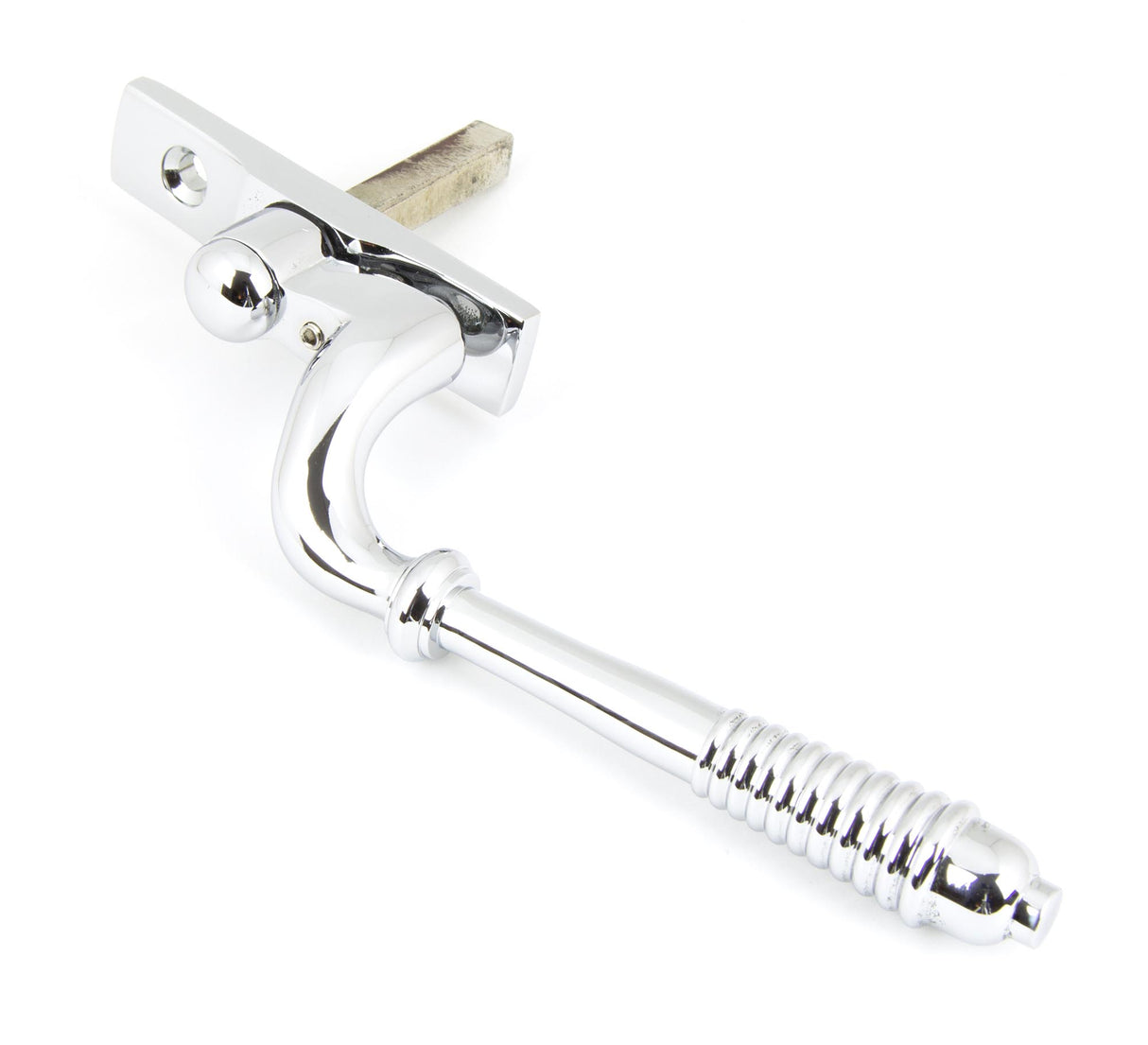 From The Anvil - Polished Chrome Reeded Espag - LH | Sku. 90332 | Trade Door Handles.